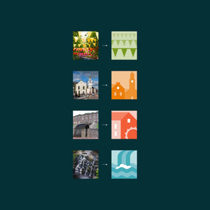 Discover Lanark photos to icons transition.