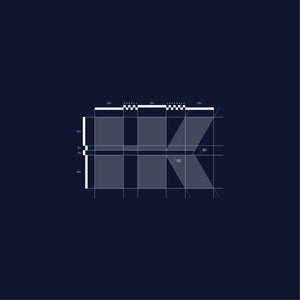 The Hulley & Kirkwood logo with spacing guidelines.