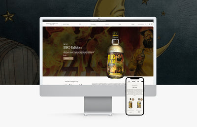 Douglas Laing desktop and mobile website.