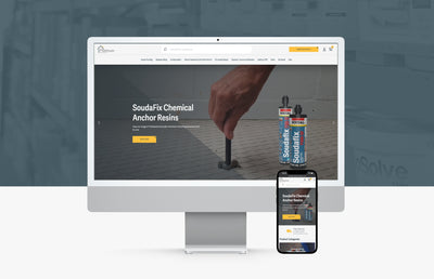 Platinum Building Chemicals desktop and mobile website.