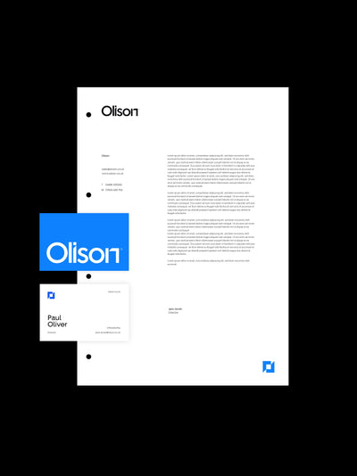 Olison brand guidelines.
