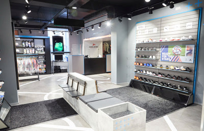 Inside of Greaves Sports.