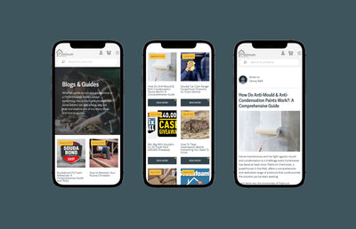 The Platinum Chemicals mobile website.