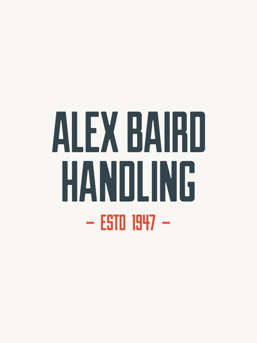 Alex Baird Handling text logo for mobile.