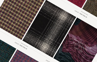 A collection page on the Harris Tweed Hebrides website.