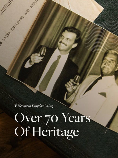 A banner of the Douglas Laing family.