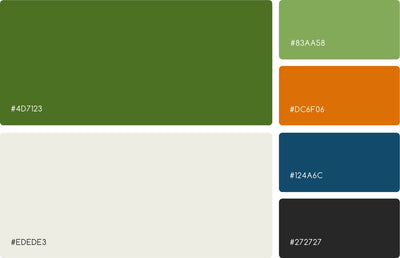 The Garnock connections brand colours.