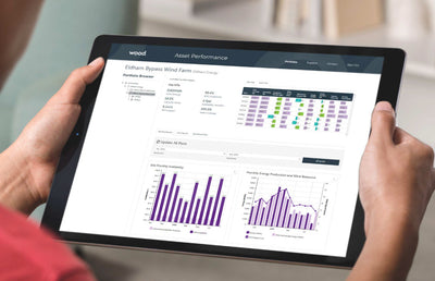An iPad with statistics on the screen.