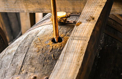 A barrel of Douglas Laing Whisky.