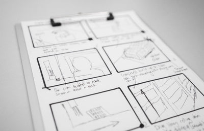 The storyboard of the Bioascent video.