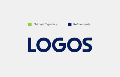 Old and new Logos Logistics logo.