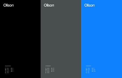 Olison brand guidelines.