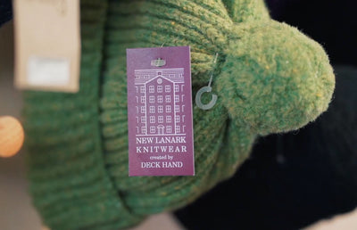 A New Lanark knitwear hat.