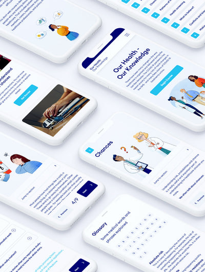 Our Health Our Knowledge mobile website.