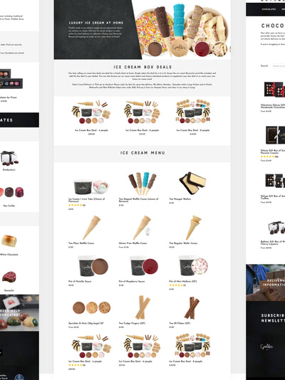 The Geraldos collection page.