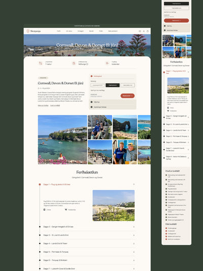 The Scottwalks trip page.