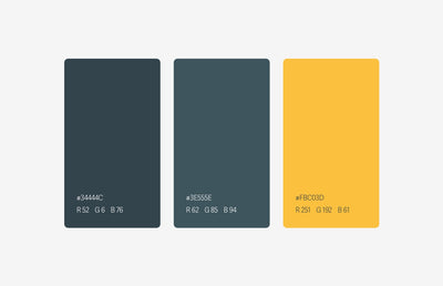 The brand colour guidelines for the new Platinum Chemicals website.