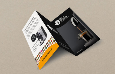 Office Barista coffee machine info guide.