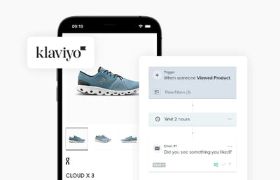 A browse abandonment flow in Klaviyo.