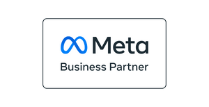 Meta business partner logo.