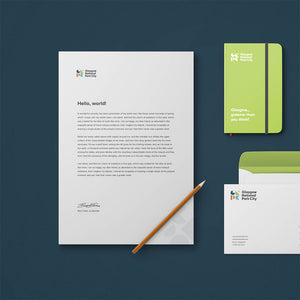 Glasgow National Park City brand material.