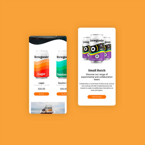 Brewgooder mobile website.