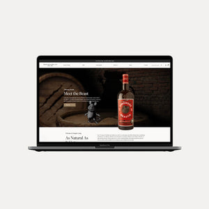 The Douglas Laing desktop home page.