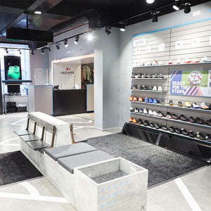 Inside the Greaves Sports store.