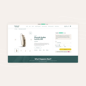 The Wholesale Hearing product page.