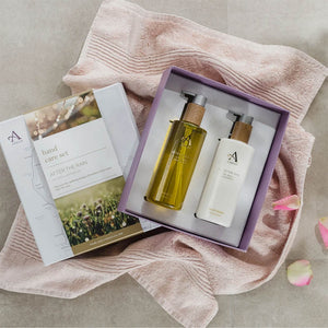 An Arran Aromatics gift box.