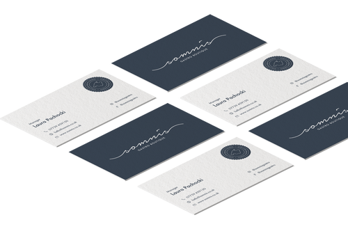 Somni's Gastro boutique business cards.