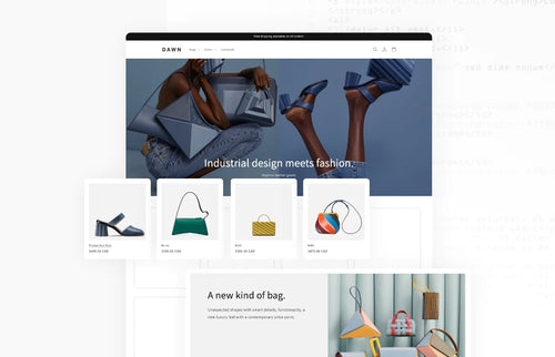 An off the shelf Shopify theme.