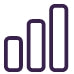 Bar chart icon.