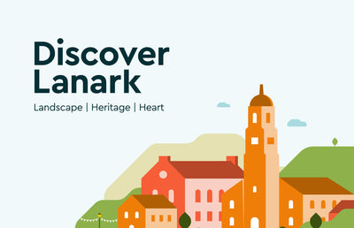 The Discover Lanark Landscape banner.